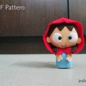 Red Riding Hood Plush PDF Pattern -Instant Digital Download