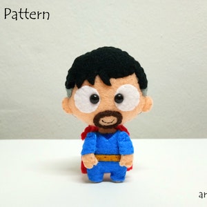 Dr. Strange Plush PDF Pattern -Instant Digital Download