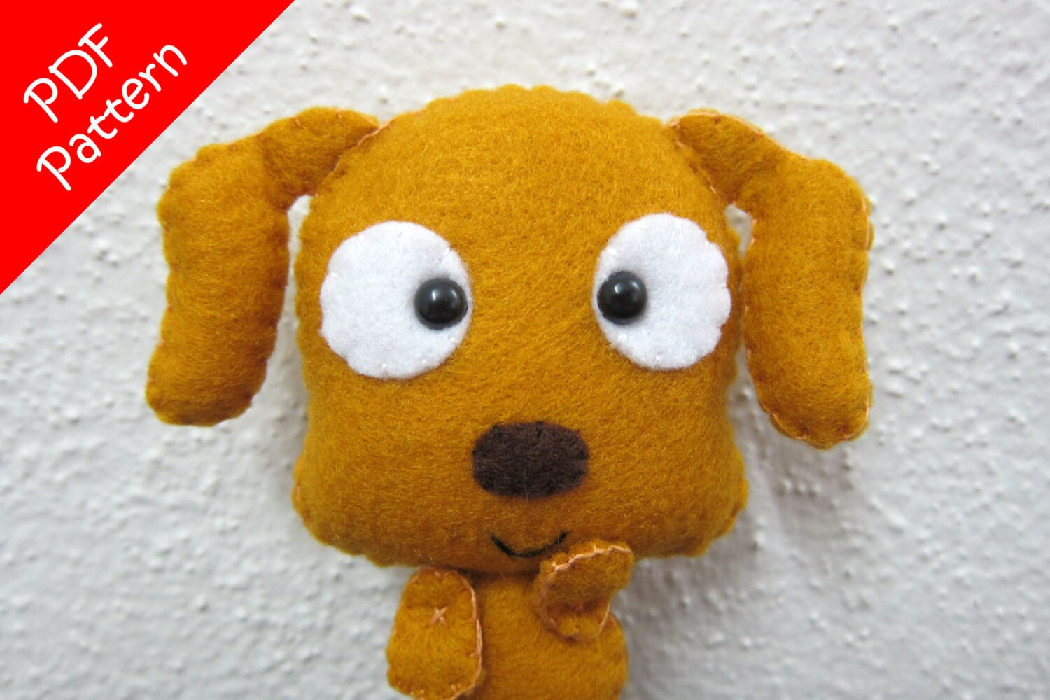 dog plush pdf pattern instant digital download etsy