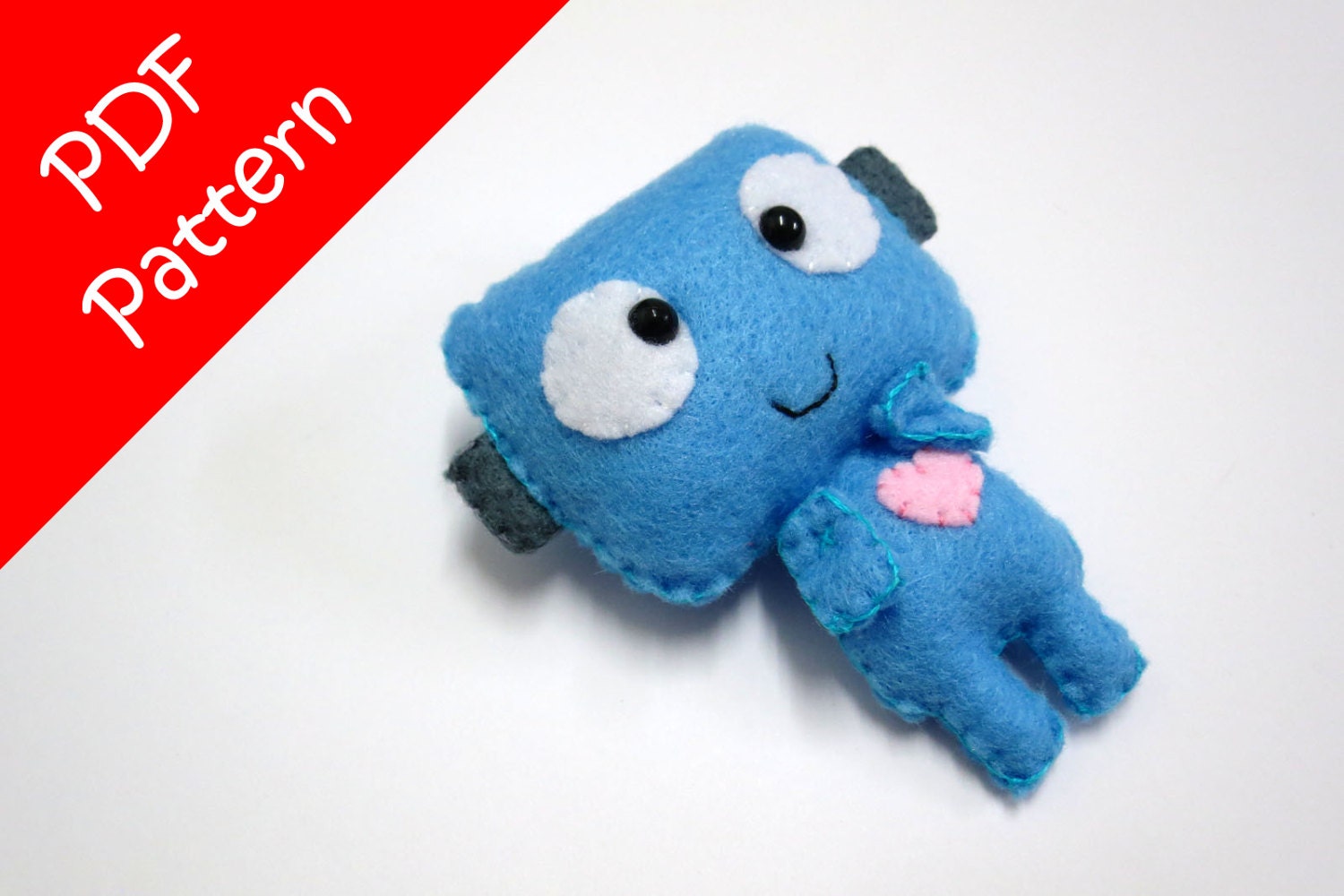 Robot Plush PDF Pattern -instant Digital Download - Etsy
