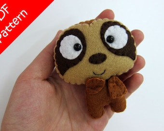 Sloth Plush PDF Pattern -Instant Digital Download