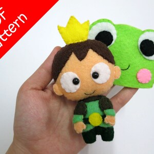 Frog Prince Plush PDF Pattern -Instant Digital Download