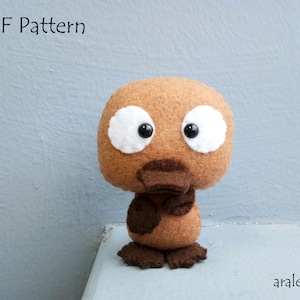 Platypus Plush PDF Pattern -Instant Digital Download