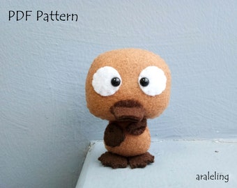 Platypus Plush PDF Pattern -Instant Digital Download