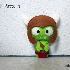 Battle Orc Plush PDF Pattern -instant Digital Download - Etsy