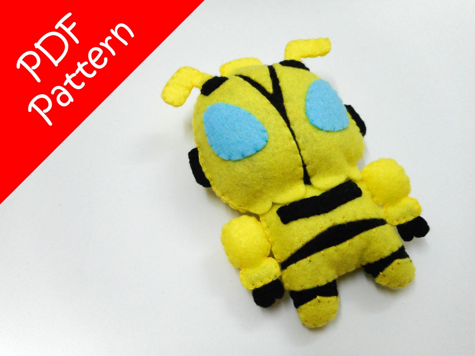 Chibi Bumble Bee Plush PDF Pattern -instant Digital Download - Etsy