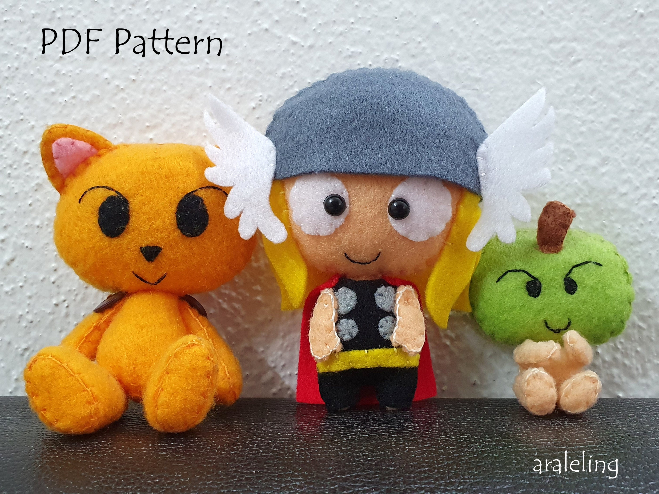 Thor 3 Pattern Thor Plush PDF Pattern -instant Digital Download - Etsy