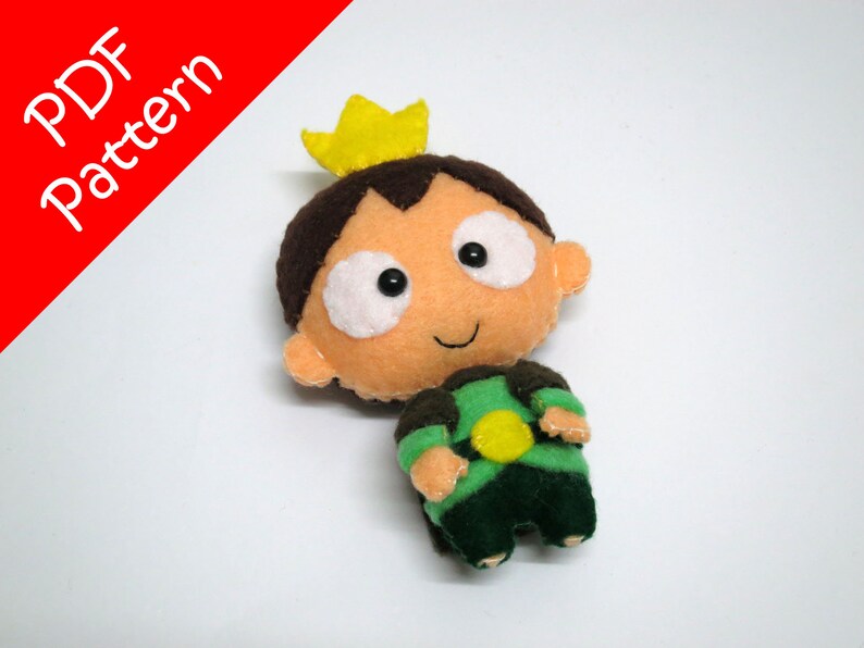 Frog Prince Plush PDF Pattern -instant Digital Download - Etsy