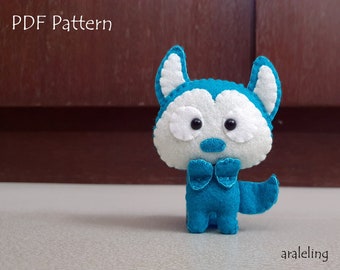 Wolf Plush PDF Pattern -Instant Digital Download