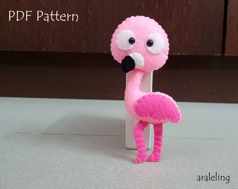 Flamingo Plush PDF Pattern -Instant Digital Download