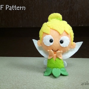 Tinkerbell Fairy Plush PDF Pattern -Instant Digital Download
