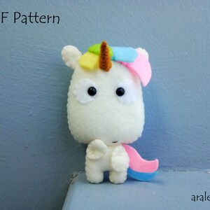 Unicorn Plush PDF Pattern -Instant Digital Download