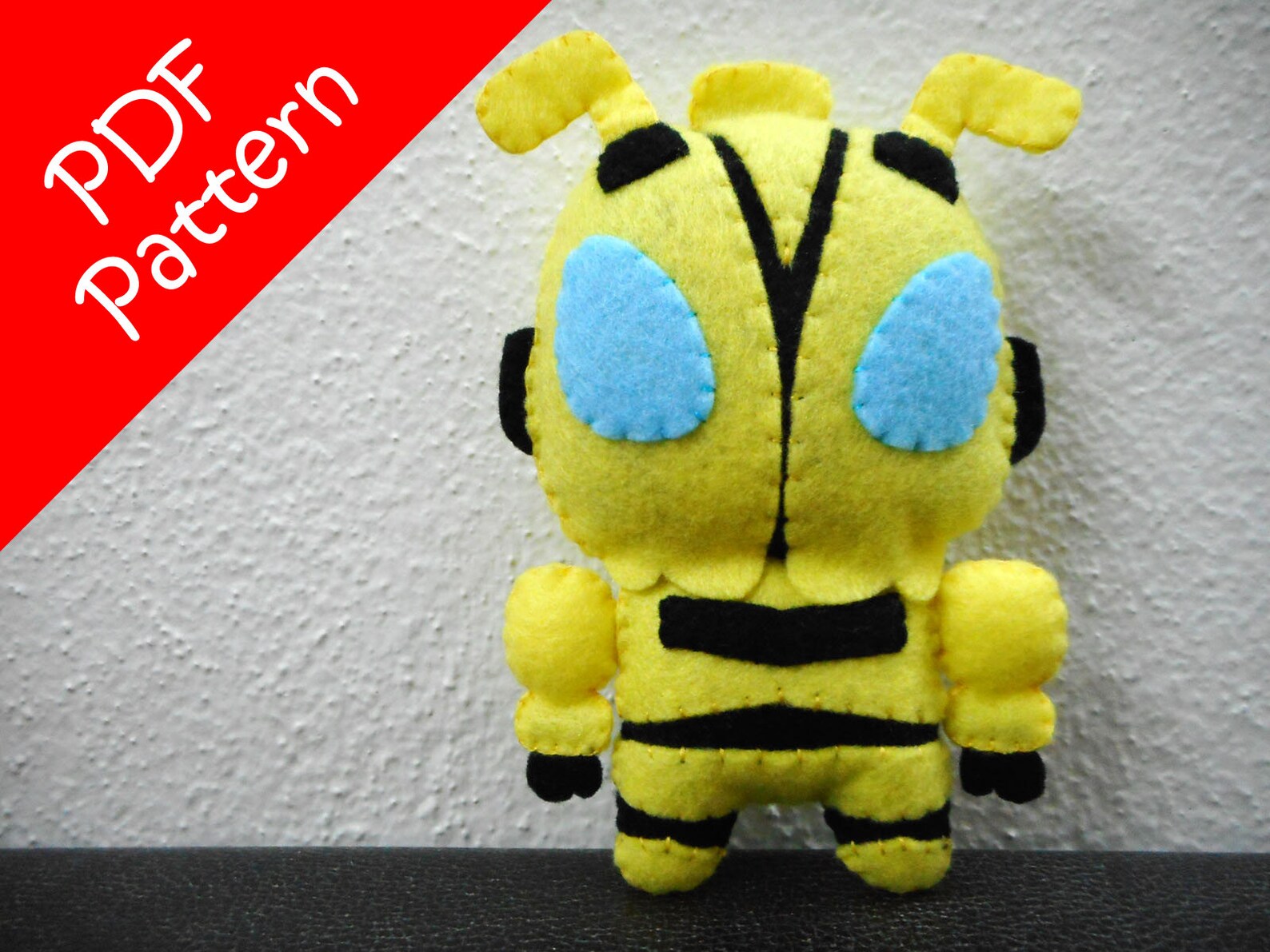 Chibi Bumble Bee Plush PDF Pattern -instant Digital Download - Etsy