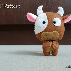 Cow Plush PDF Pattern -Instant Digital Download