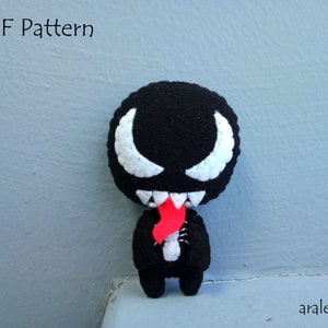 Venom Plush PDF Pattern -Instant Digital Download