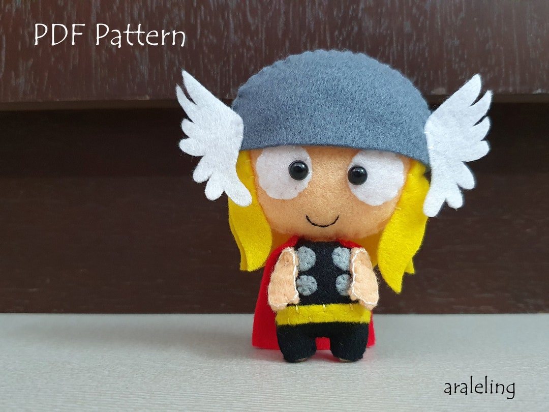 Thor 3 Pattern Thor Plush PDF Pattern -instant Digital Download - Etsy