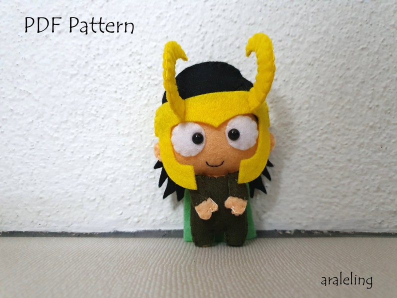 Loki Plush PDF Pattern Instant Digital Download | Etsy