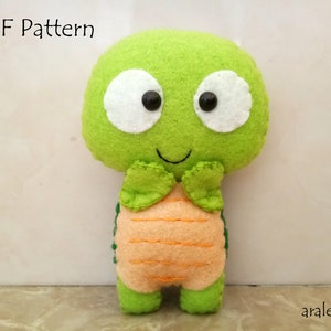 Tortoise Plush PDF Pattern -Instant Digital Download