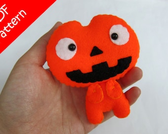 Pumpkin Plush PDF Pattern -Instant Digital Download