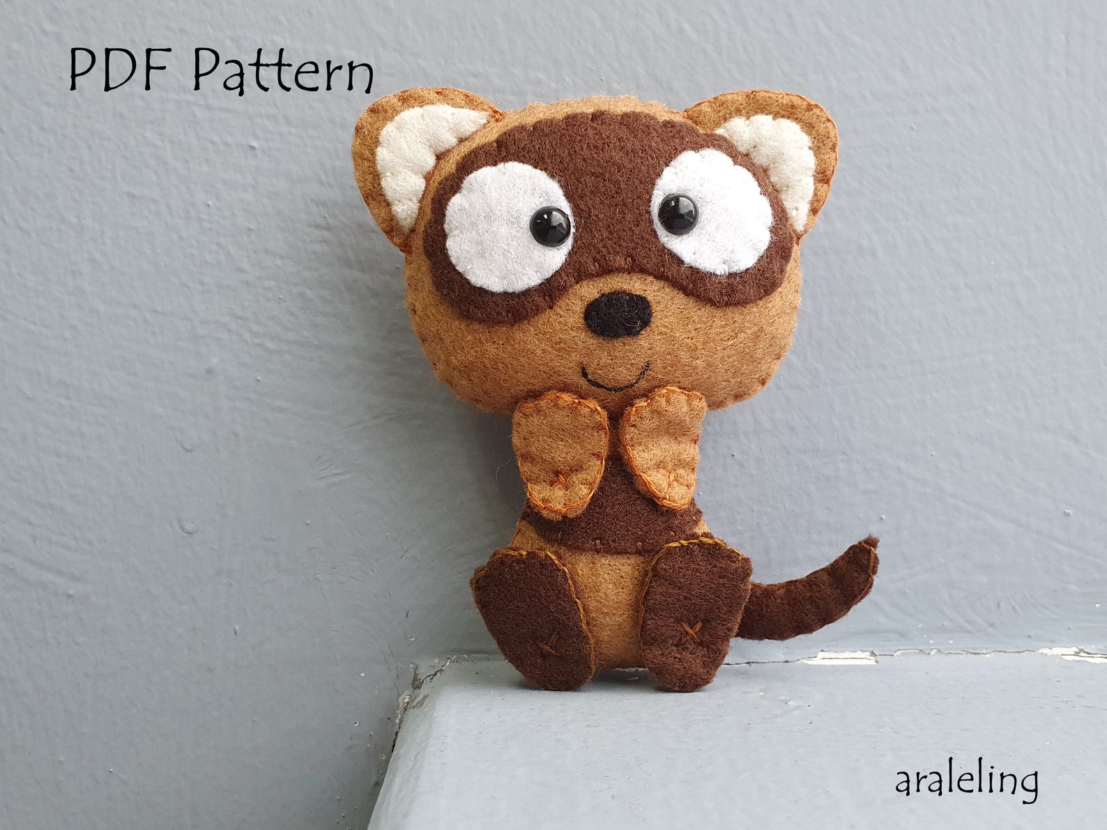 Ferret Plush PDF Pattern instant Digital Download Etsy