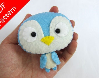 Penguin Plush PDF Pattern -Instant Digital Download