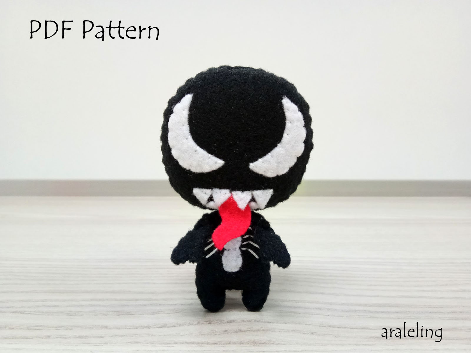 Venom Plush PDF Pattern -instant Digital Download - Etsy