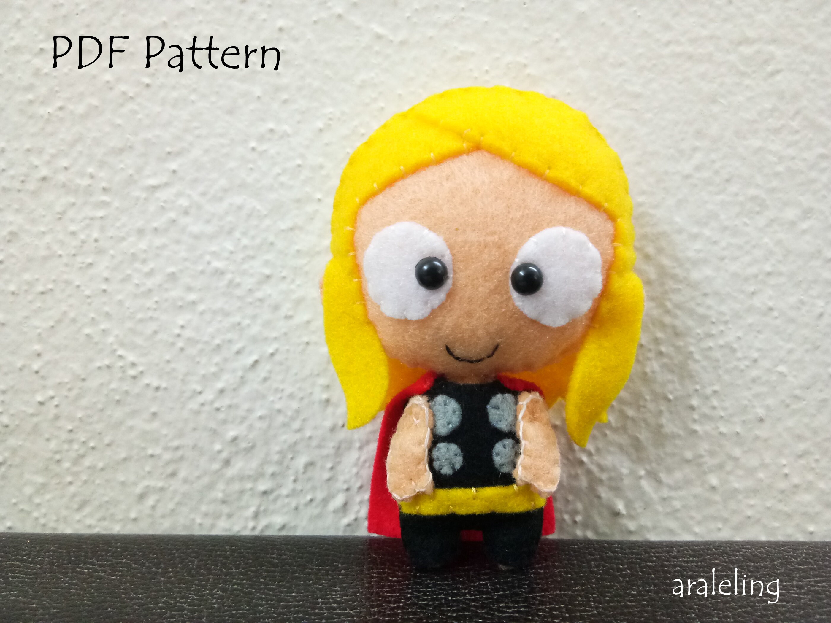 Thor 3 Pattern Thor Plush PDF Pattern -instant Digital Download - Etsy