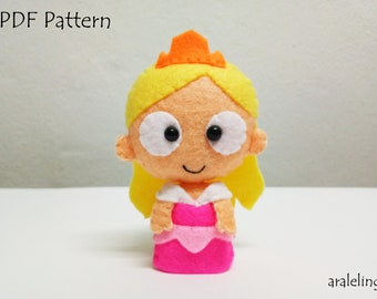 Sleeping Beauty Plush PDF Pattern -Instant Digital Download