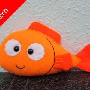 Fish Plush PDF Pattern Instant Digital Download image 2