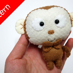 Monkey Plush PDF Pattern -Instant Digital Download