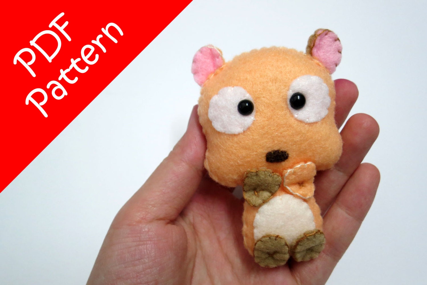 Hamster Plush PDF Pattern instant Digital Download Etsy