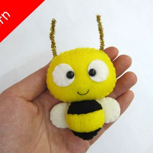 Bee Plush PDF Pattern Instant Digital Download image 1