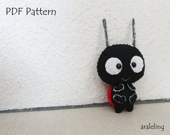 Ladybird Plush PDF Pattern -Instant Digital Download