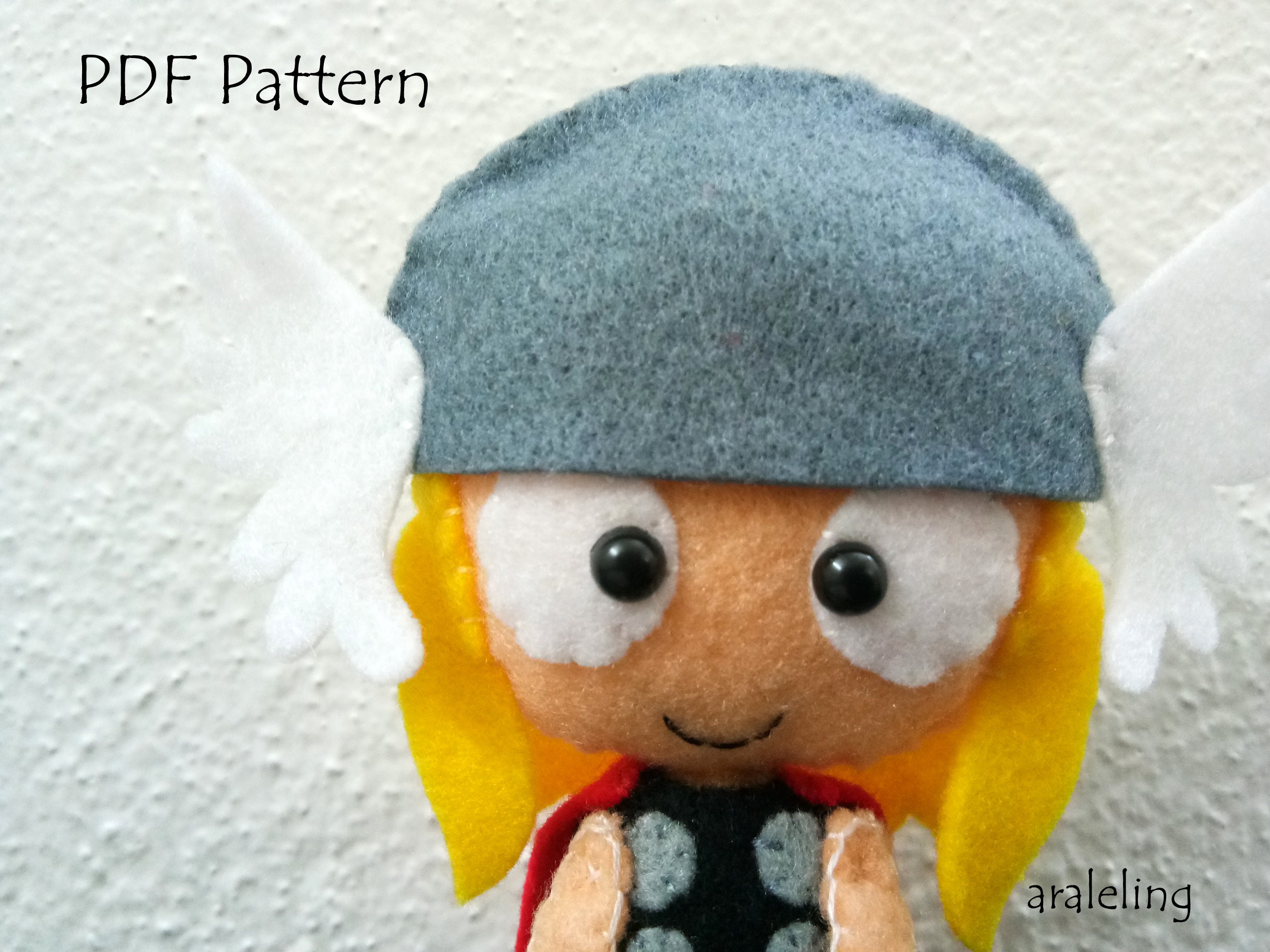 Thor 3 Pattern Thor Plush PDF Pattern -instant Digital Download - Etsy