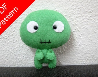 Zombie Plush PDF Pattern -Instant Digital Download