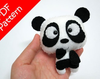 Panda Plush PDF Pattern -Instant Digital Download