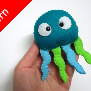 Jellyfish Plush PDF Pattern -Instant Digital Download