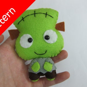 Frankenstein Plush PDF Pattern -Instant Digital Download
