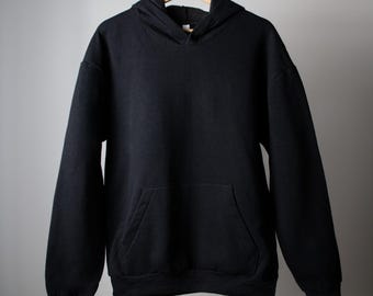 Custom Print Black Hoodie
