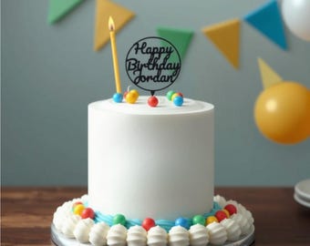 Custom Personalised Cake Topper