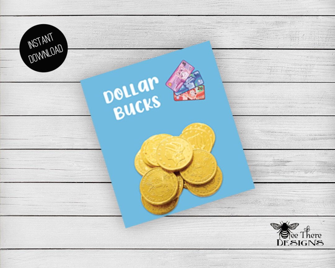 Bluey Dollar Bucks Party Favors Digital Download ONLY Etsy
