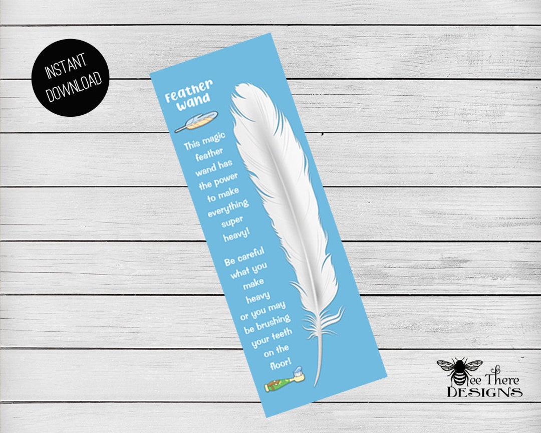 Bluey Feather Wand Party Favors Digital Download ONLY Etsy