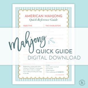 Mahjong Quick Guide