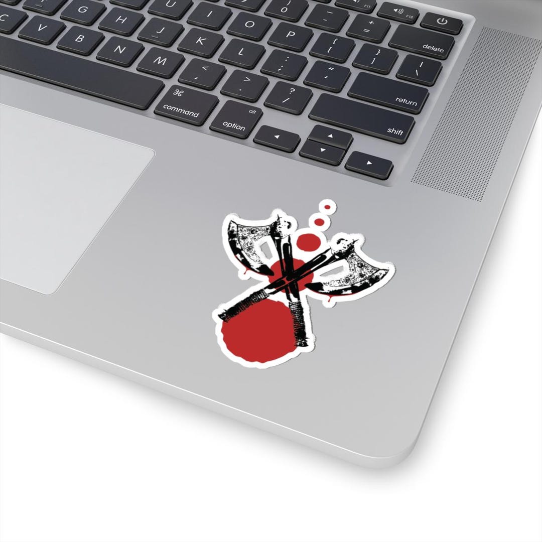 Viking Axe Sticker | Battle Axe Vinyl Decal | Kiss-cut Sticker for ...