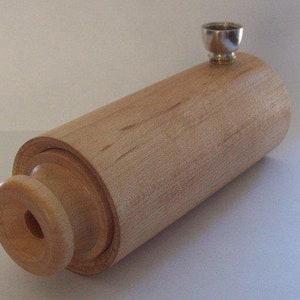 Wood tobacco pipe maple wood works great 6 inches NEW