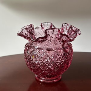 Fenton Daisy and Button Bowl - Etsy