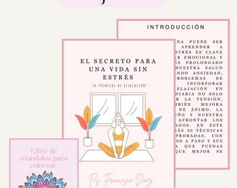 Relaxation techniques, mindfulness worksheets, conscious breathing exercises in printable PDF format, relaxation activity
