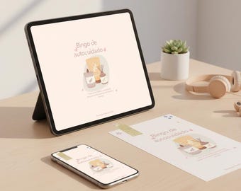 Self-care challenge, Digital PDF worksheets for your well-being, Printable emotional self-care game, Self Care Workbook PDF