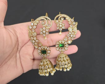 Indian Ear Cuff Jhumka – Bridal Statement Jewelry