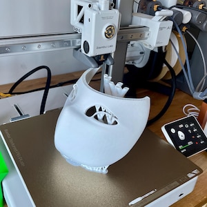 Cosplay Helmet / Mask | 3D Printing Service | Free Quotes | Custom / Personalised Orders | FDM Printing using Bambulab A1&#39;s